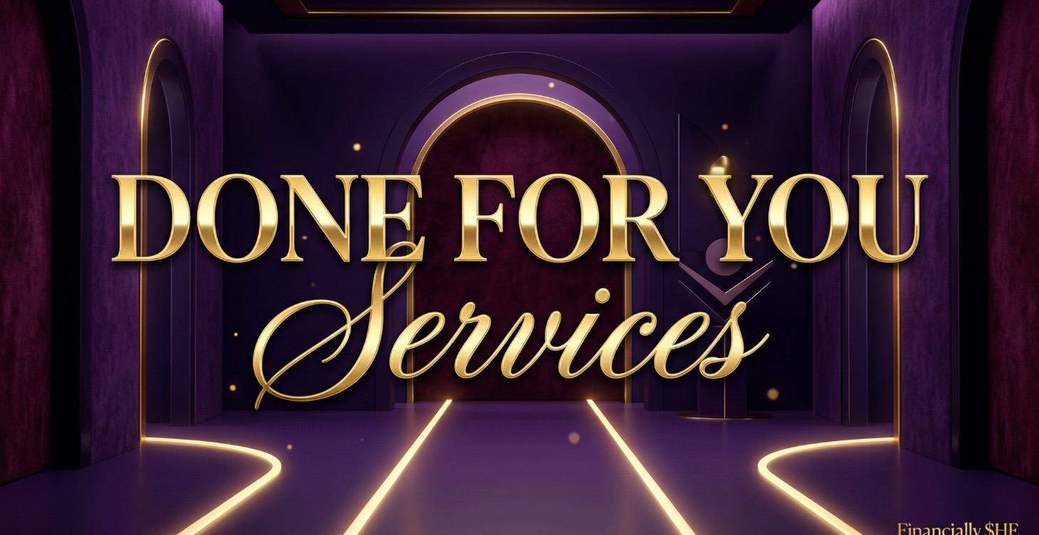 DONE FOR YOU SERVICES 💼