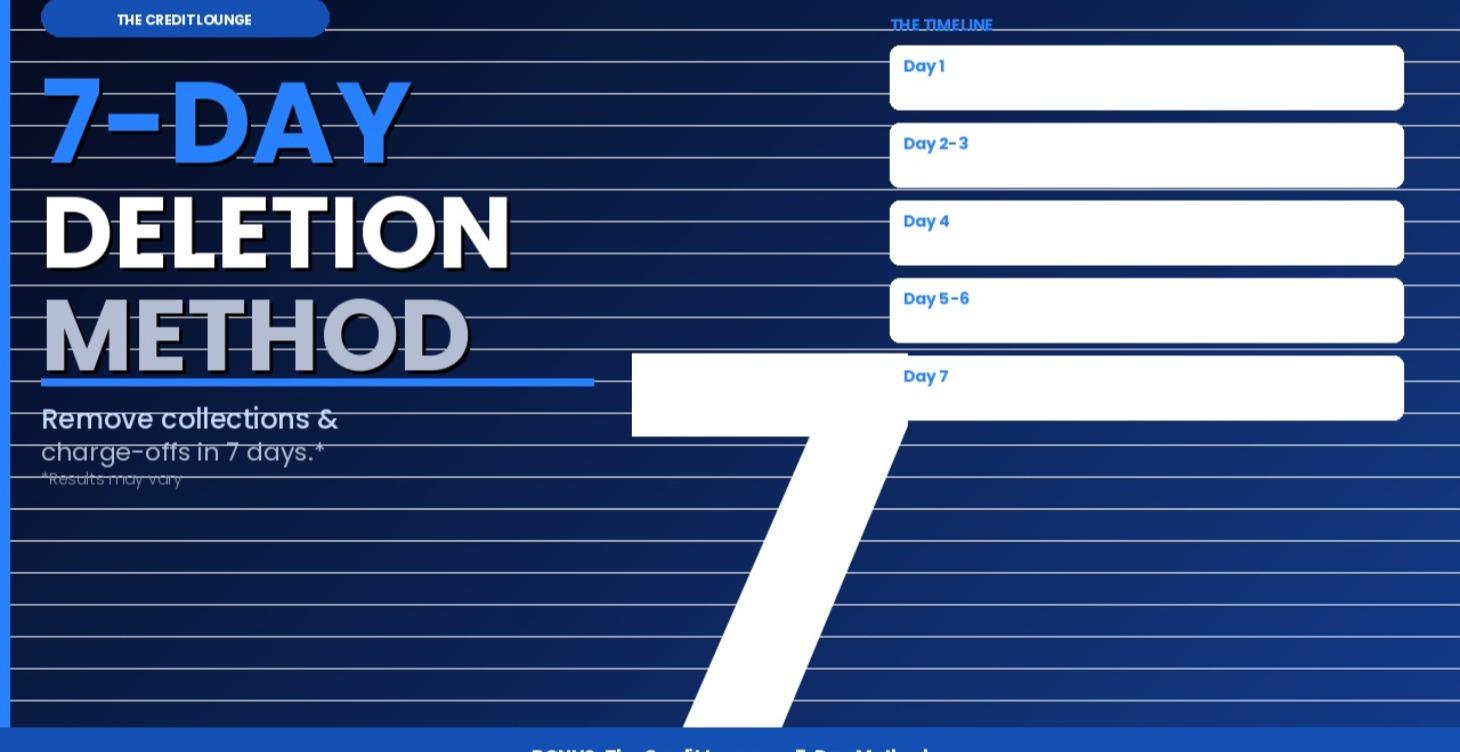 BONUS: 7 DAY DELETION METHOD