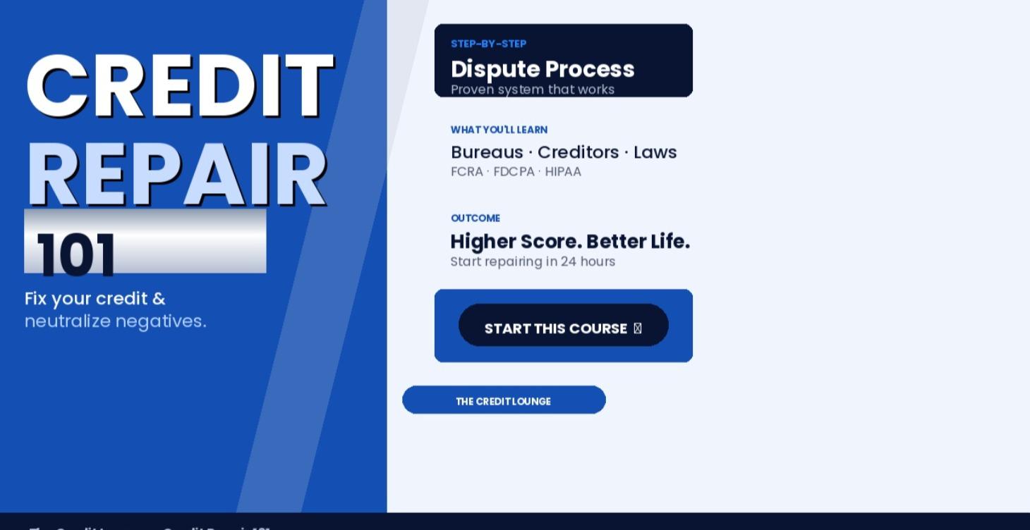 📘 Credit Repair 101