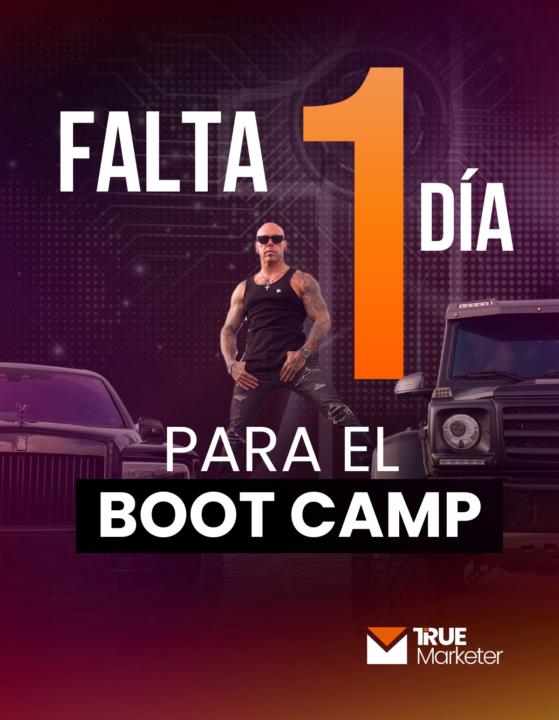 1 Día para el BOOT CAMP🚀