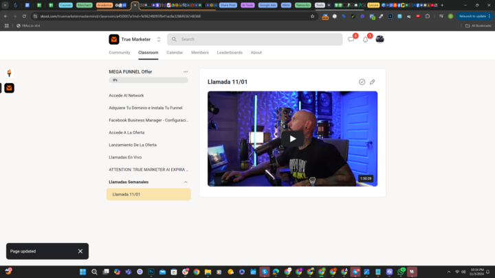 la Primera Llamada Esta En MEGA FUNNEL CLASSROOM!