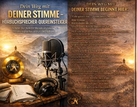 Neues 50 Seiten Hörbuchsprecher Handout