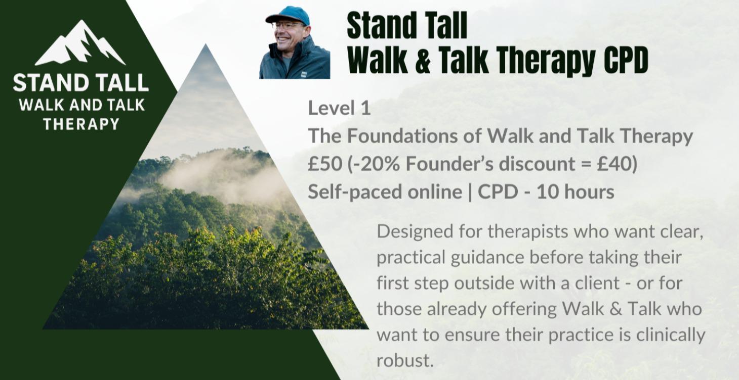 Walk & Talk Therapy - Level 1 Online CPD Course