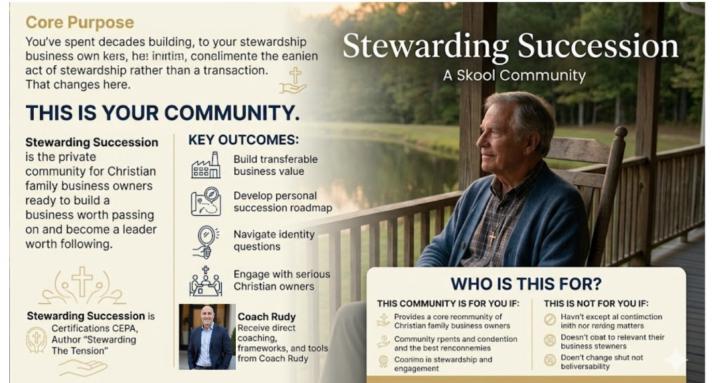 Stewarding Succession