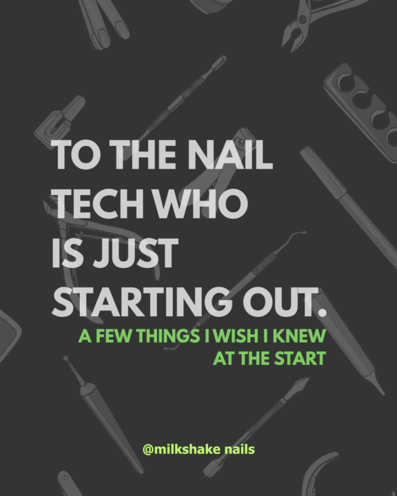 A love note to the techs just starting out💚 