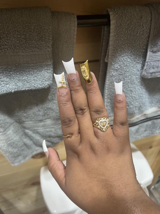 24th birthday nails! 
