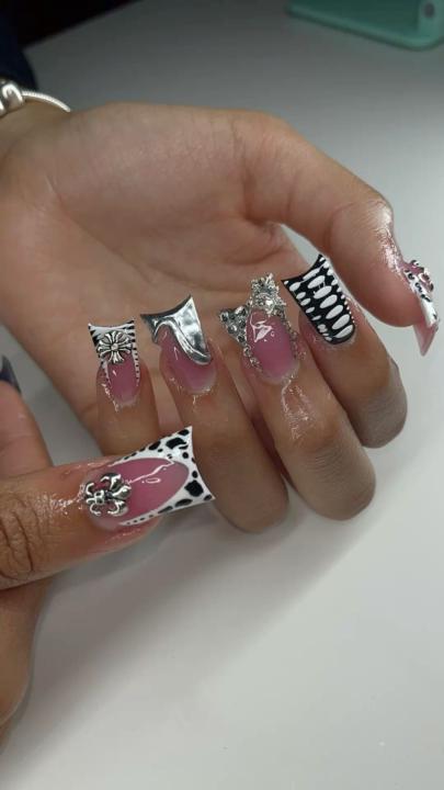 Chrome Cow Couture 🐮🖤 