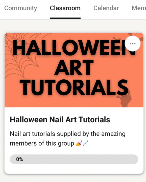 New Classroom Course 🎃