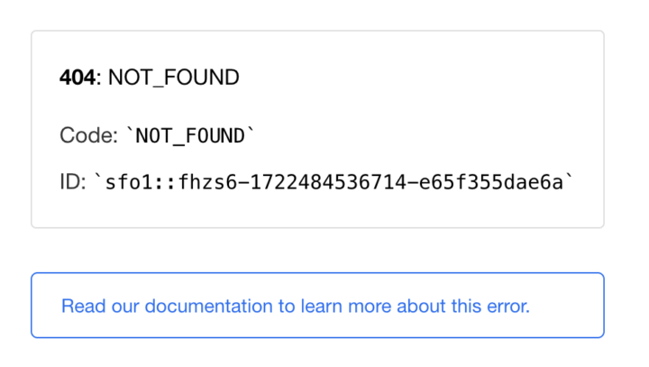 Vercel Deployment Issue