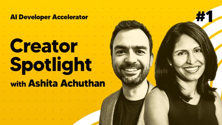 Join Our First AI Developer AMA with Ashita Achuthan This Sunday!