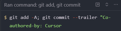 Be aware - Cursor is taking credit/advertising in your git commits