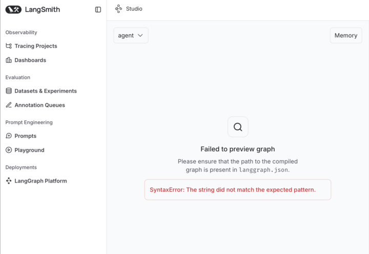 LangGraph Studio Local Deployment