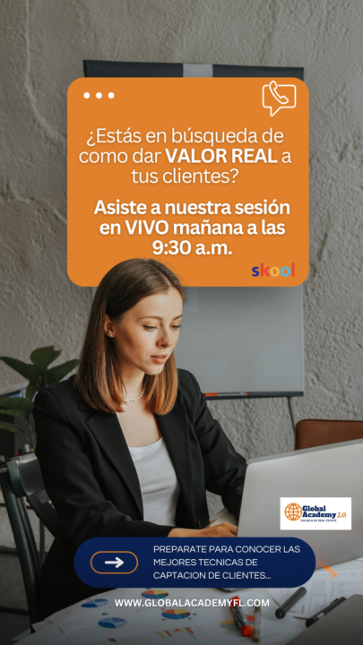 MAÑANA NUESTRA SESION EN VIVO... TE ESPERAMOS!