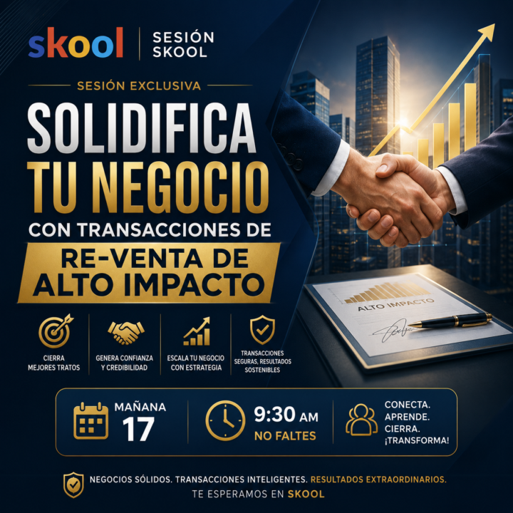 📣 LAS BASES DE TU NEGOCIO INMOBILIARIO DESDE CERO