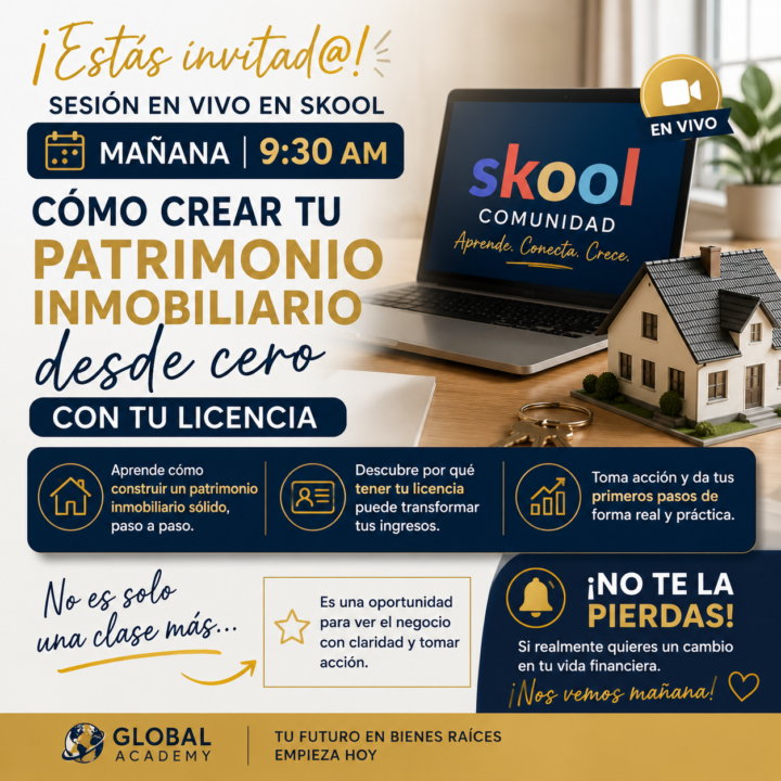 📣 CONSTRUYE TU PROPIO PORTAFOLIO INMOBILIARIO 