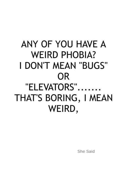Phobias 😱 