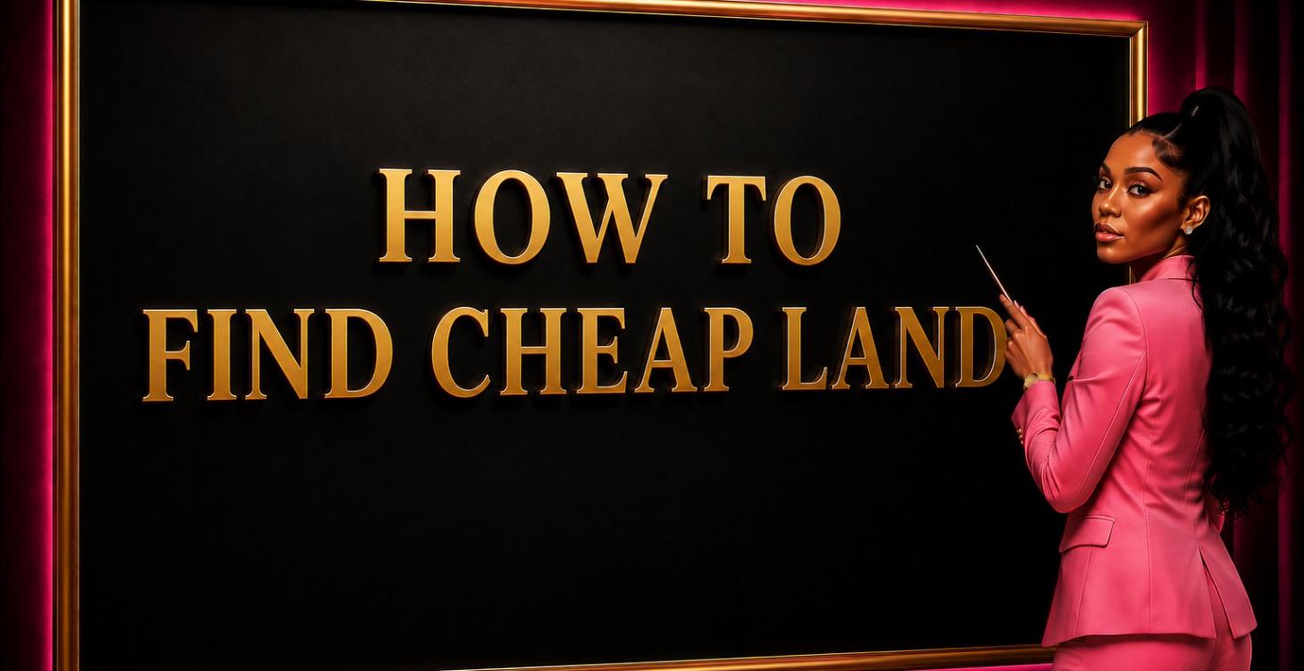 How to find cheap land