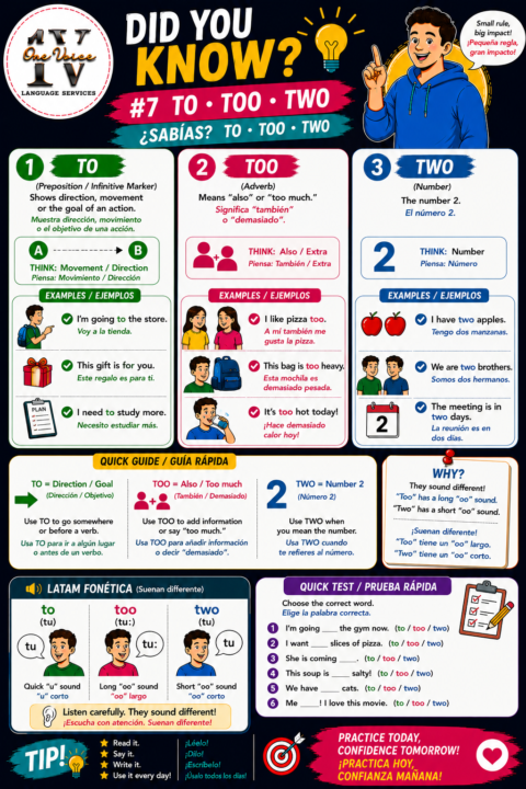 Quick English Tips!