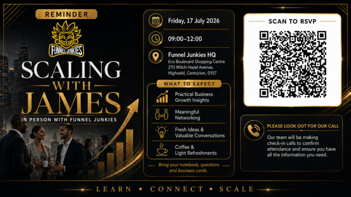 🚀 YOU’RE INVITED: FRIDAY SCALING SESSION