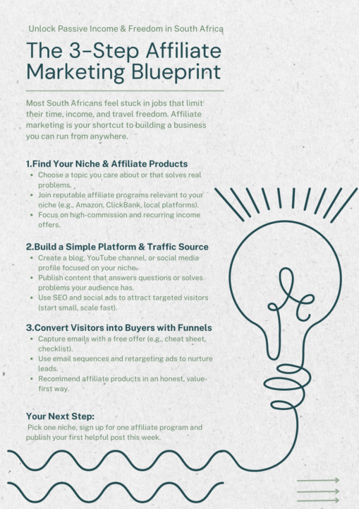The 3-Step Affiliate Marketing Blueprint