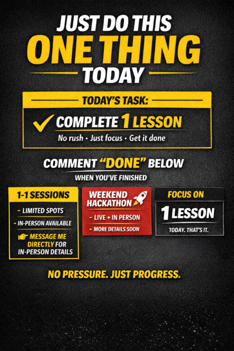 One Step Today...Just one 
