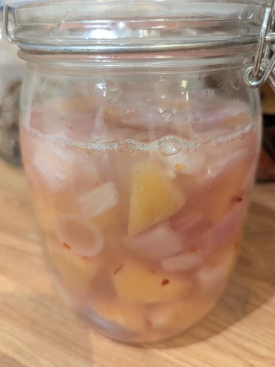 Pineapple hot sauce 