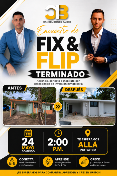   Encuentro de Fix & Flip Terminado — ¡Nos vemos este 24 de mayo! 