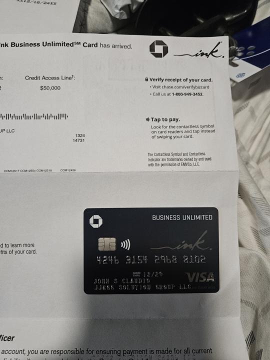 Me llego la tarjeta al 0%