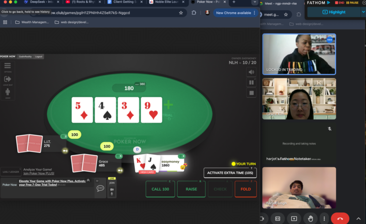 Poker was fun!