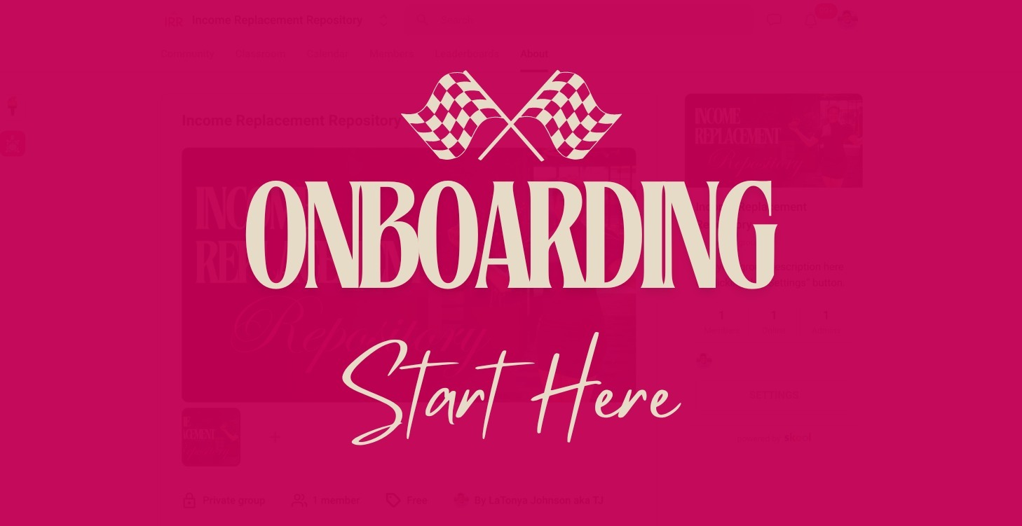 [Onboarding] Income Replacement Repository