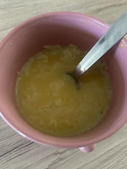 Bouillon réconfort aux œufs filés 