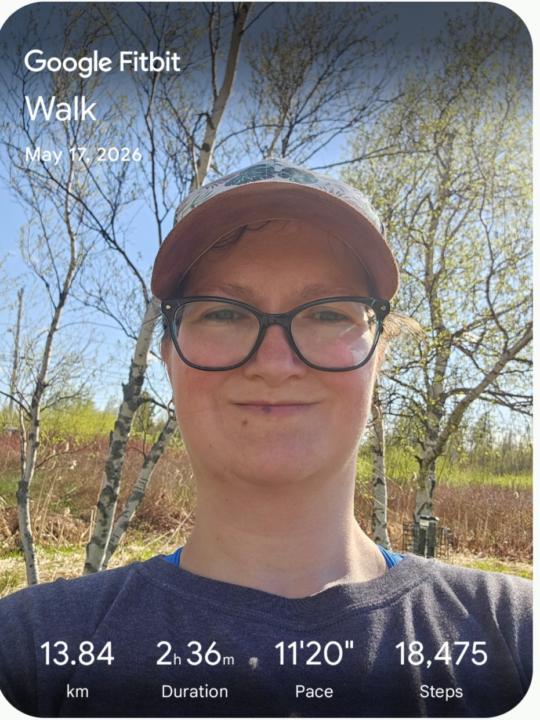 My walk this morning