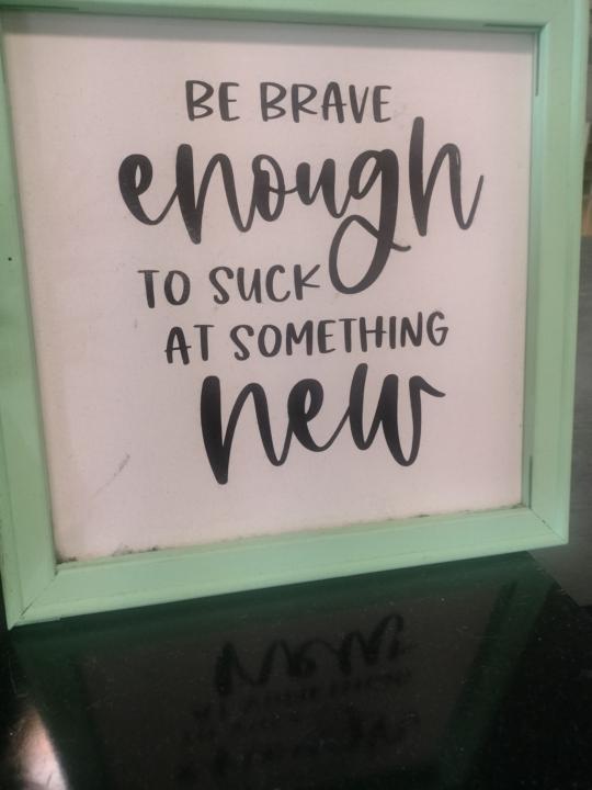 Embrace the discomfort 