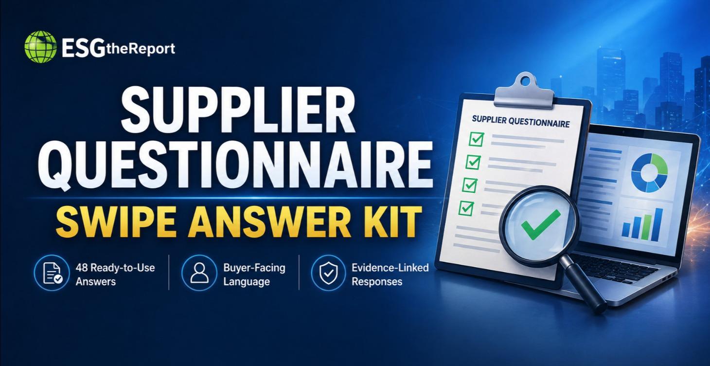 Supplier Questionnaire Swipe Answer Kit