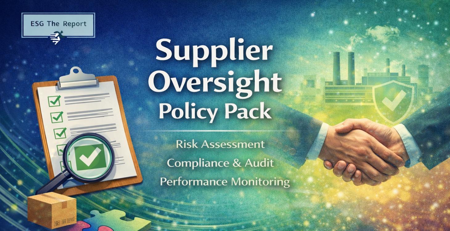 Supplier Oversight Policy Pack