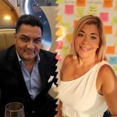 Miguel y Yulybeth Aparicio