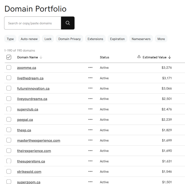Anyone else addicted to buying domains? 