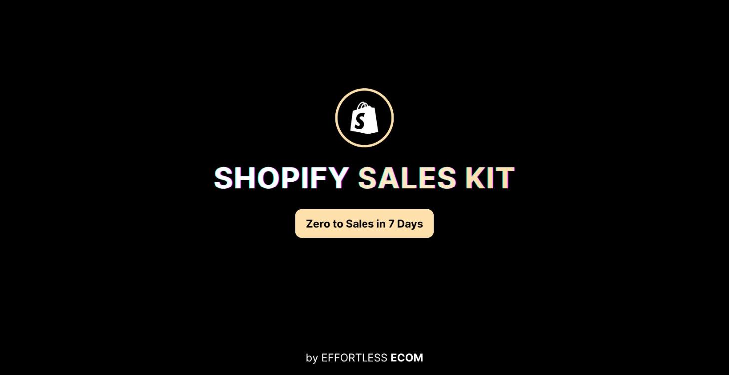 Zero to Sales in 7 Days