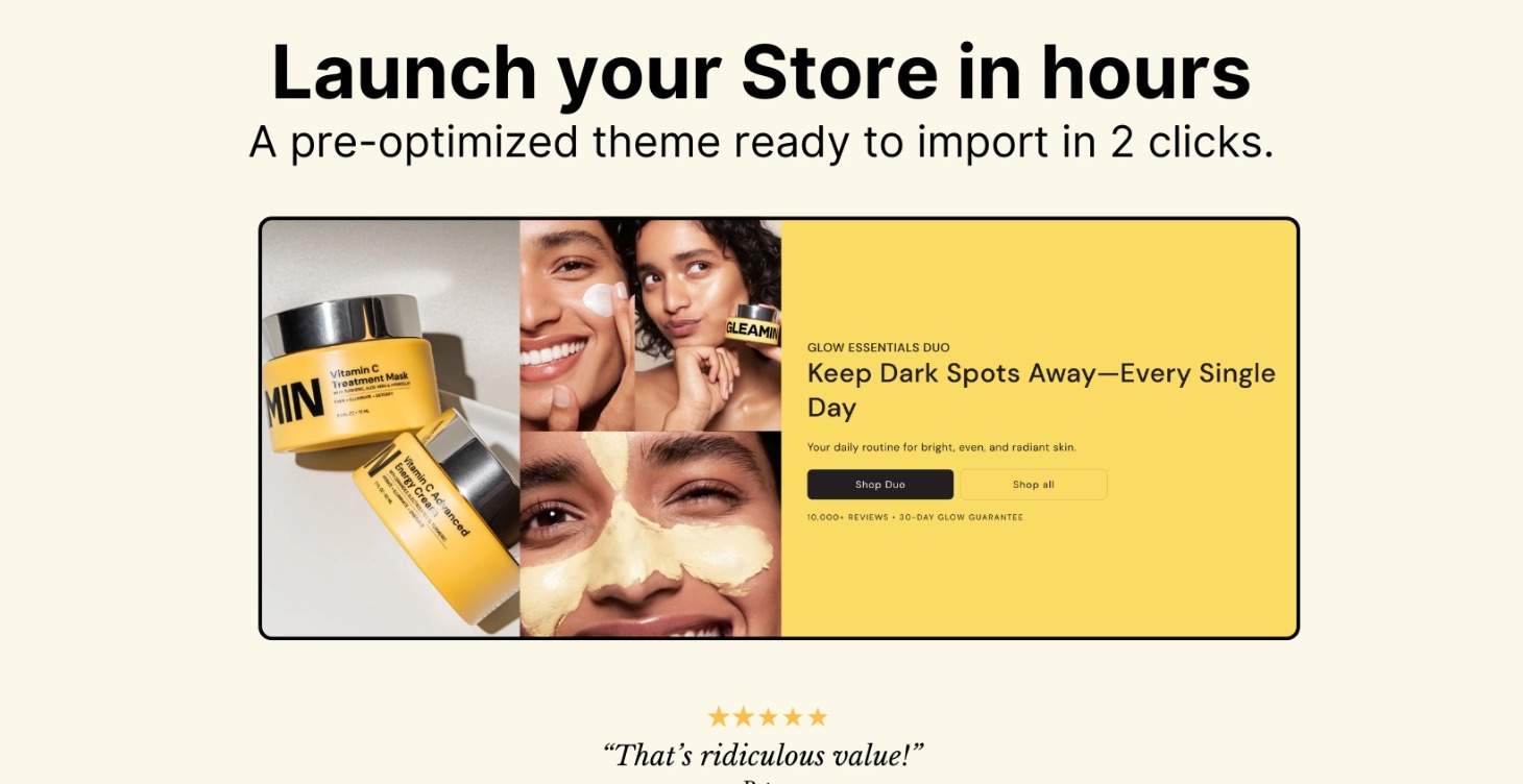 Pre-optimized Store (import now)