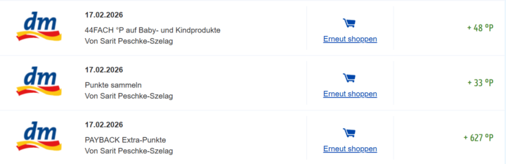 Kurzer Shopping Trip bei DM, schnelle, gute Punkte, lieben wir!!!