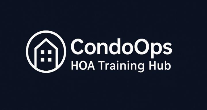 CondoOps: HOA Training Hub