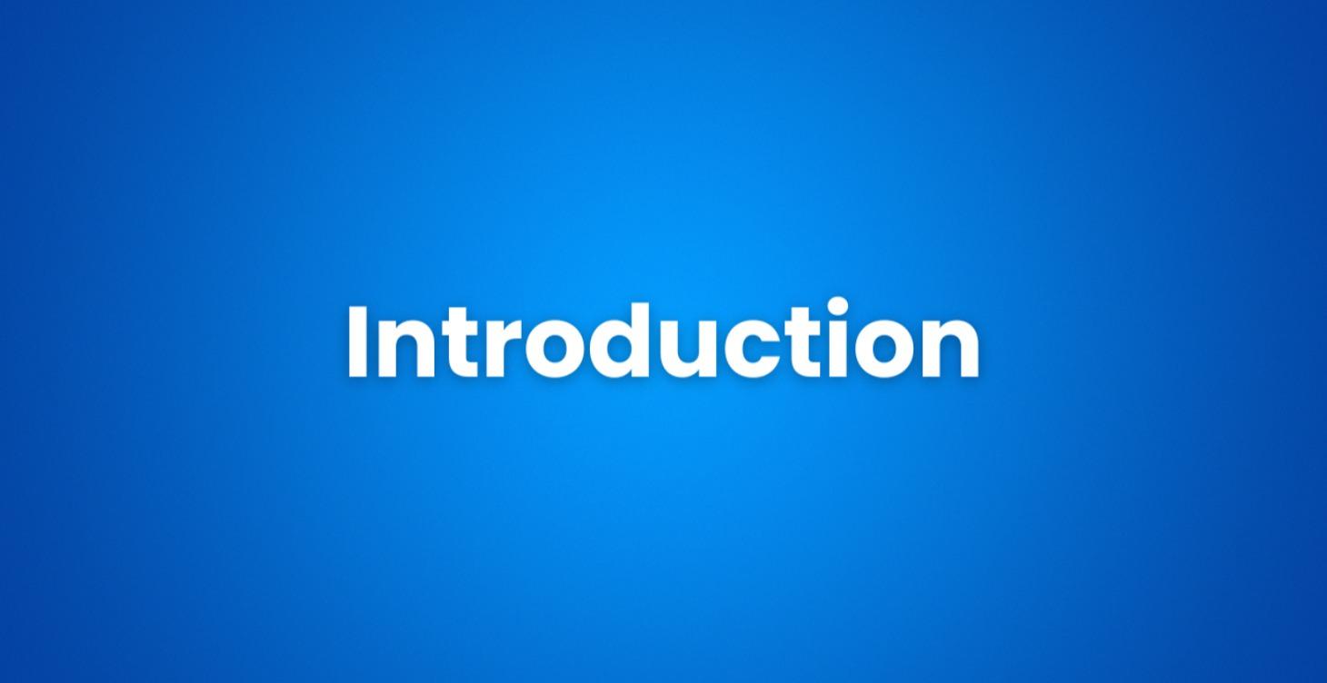 1 — Introduction