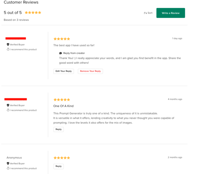 Customer Review: It made me smile.