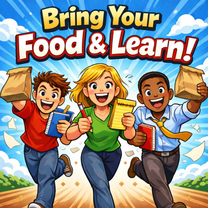 Join a Session: Bring Your Food & Learn!