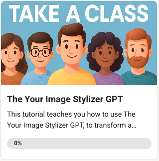 Free Class: Your Image Stylizer GPT