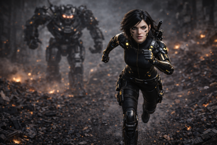 Alita: Chased by a Mech-Warrior