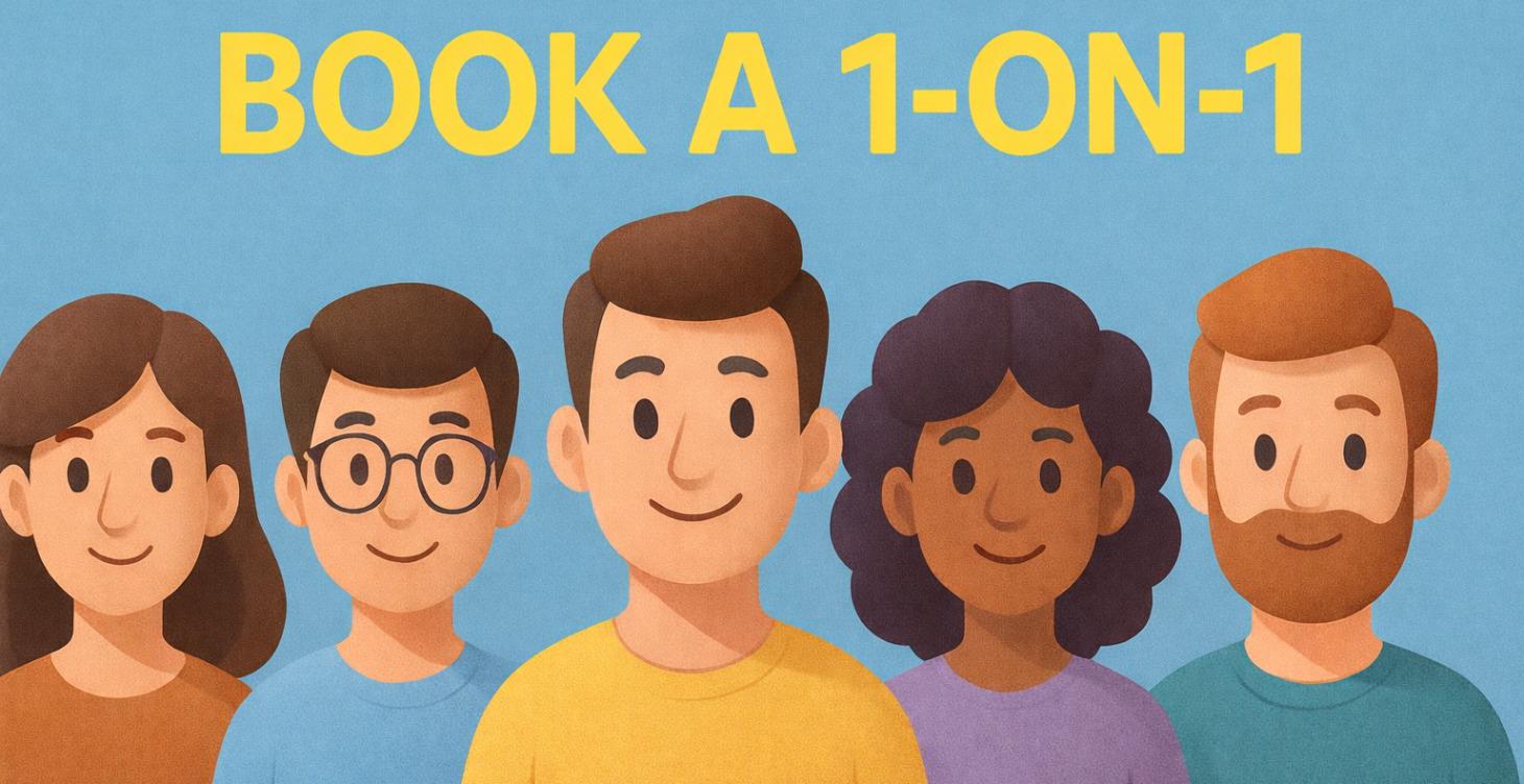 BOOK A 1-ON-1 SESSION