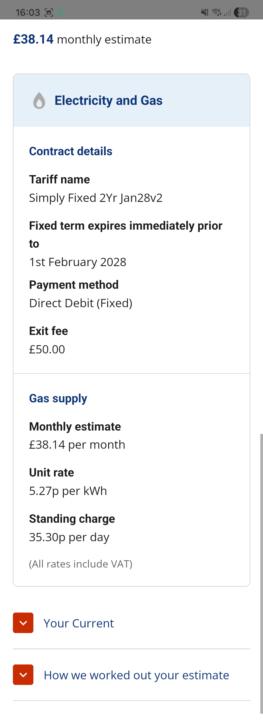 Renewing Gas Tariff