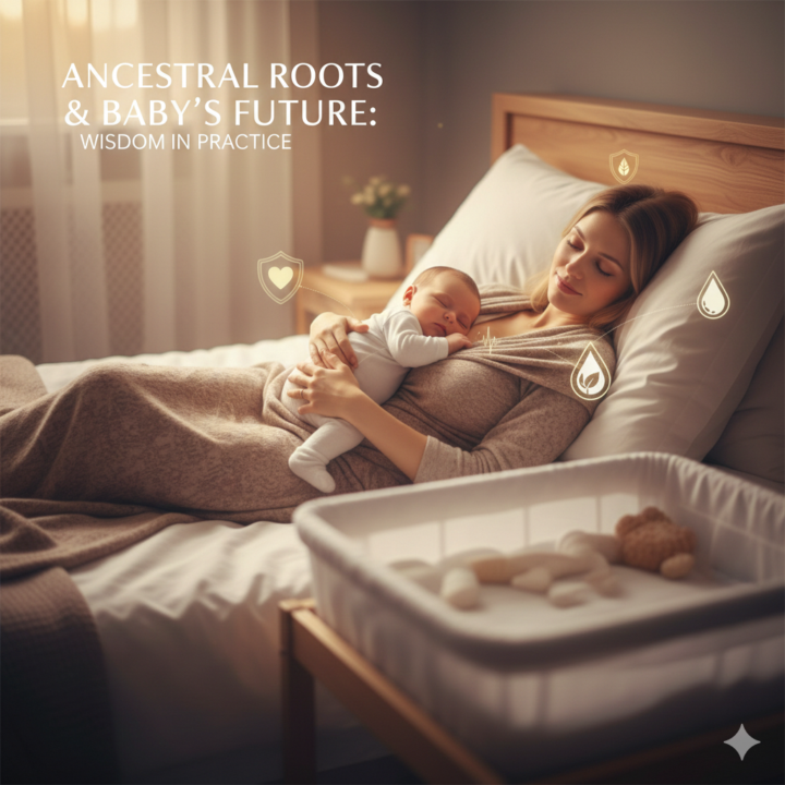 Ancestral Roots: Co-sleeping, baby-wearing & breast feeding.