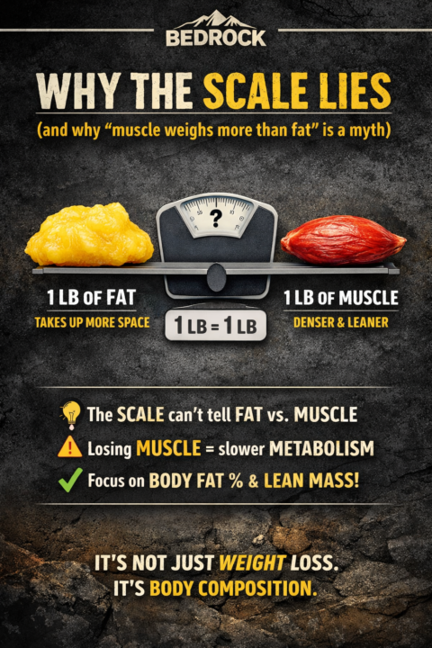Why the Scale Lies (and the “Muscle Weighs More Than Fat” Myth Needs to Die)